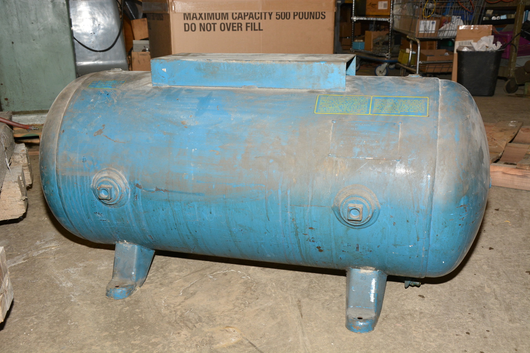 Dsc0012 Of Gallon Horizontal Compressed Air Storage Tank By Nat L Bo Mfg 16305 