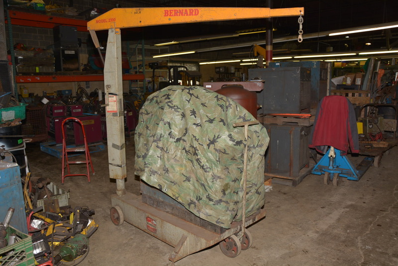 Bernard Model 2300 MIG Welding Boom Cart for Welder fabricator INV=13010
