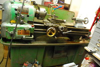 CLAUSING COLCHESTER 13x36 GEARED HEAD LATHE,3HP,COOLANT