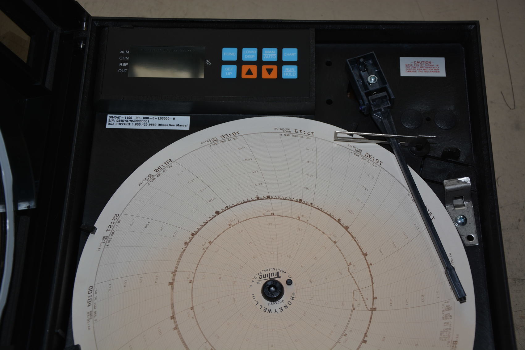 honeywell truline chart recorder manual