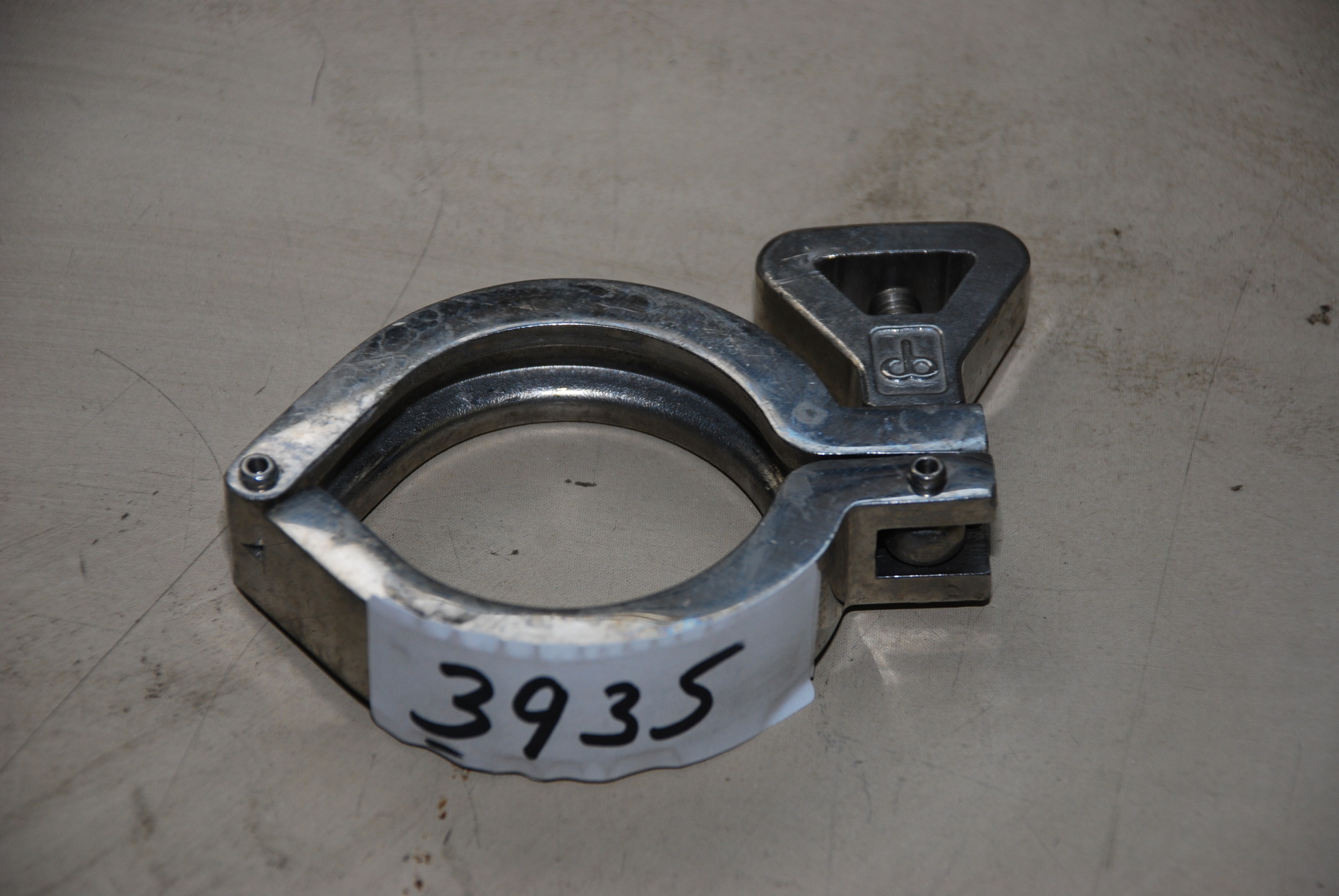 USED,2 1/2 Sanitary Stainless Steel Quick-Clamp Tube Fitting INV=3935 | eBay