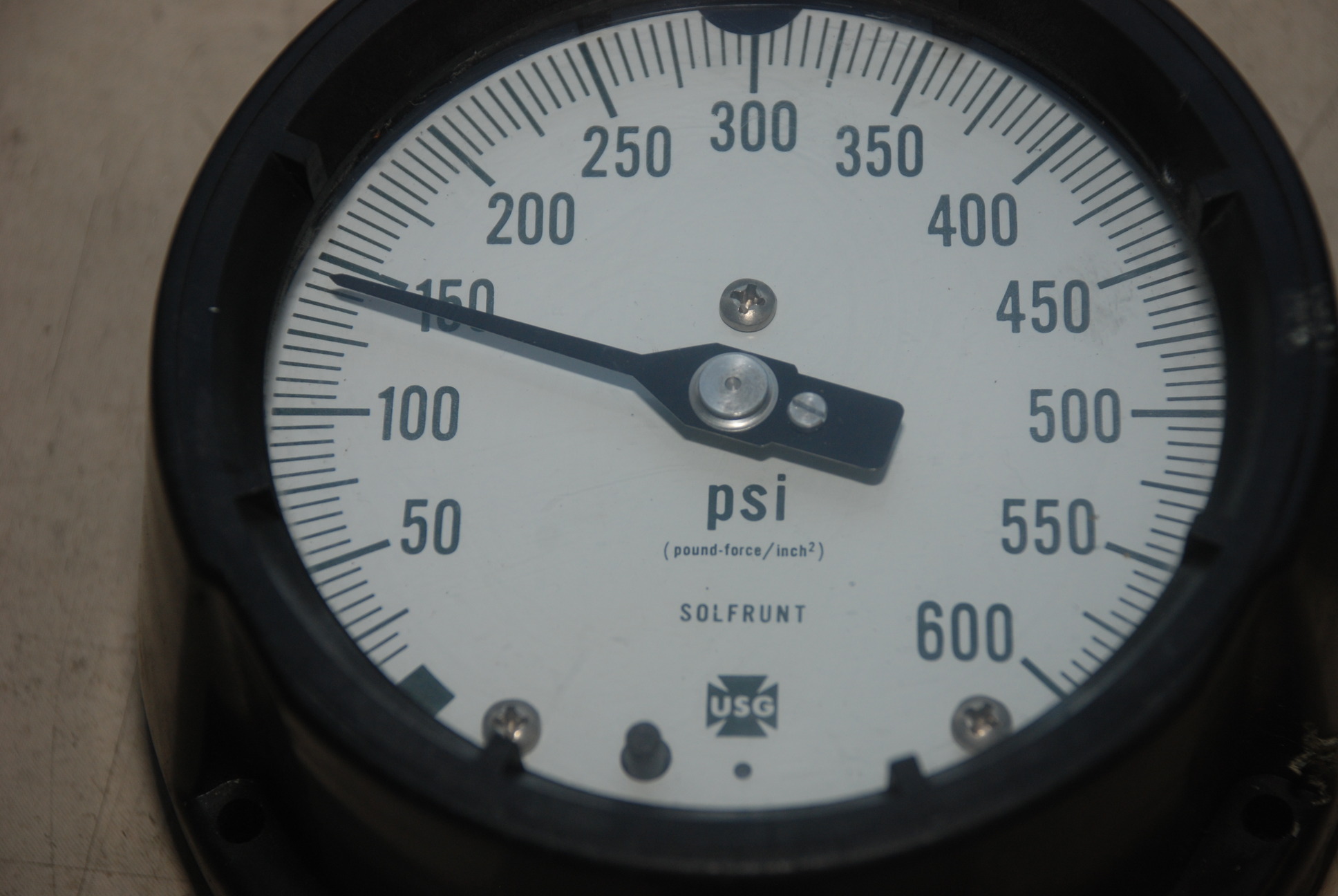 USG Solfrunt 600 Psi Pressure Gauge Made in USA INV=6435 | eBay1936 x 1296