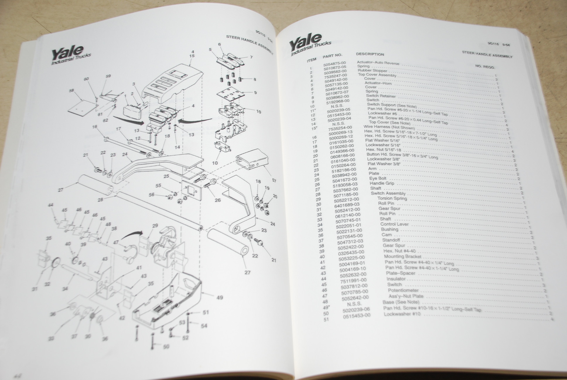 Yale glp040 forklift manual