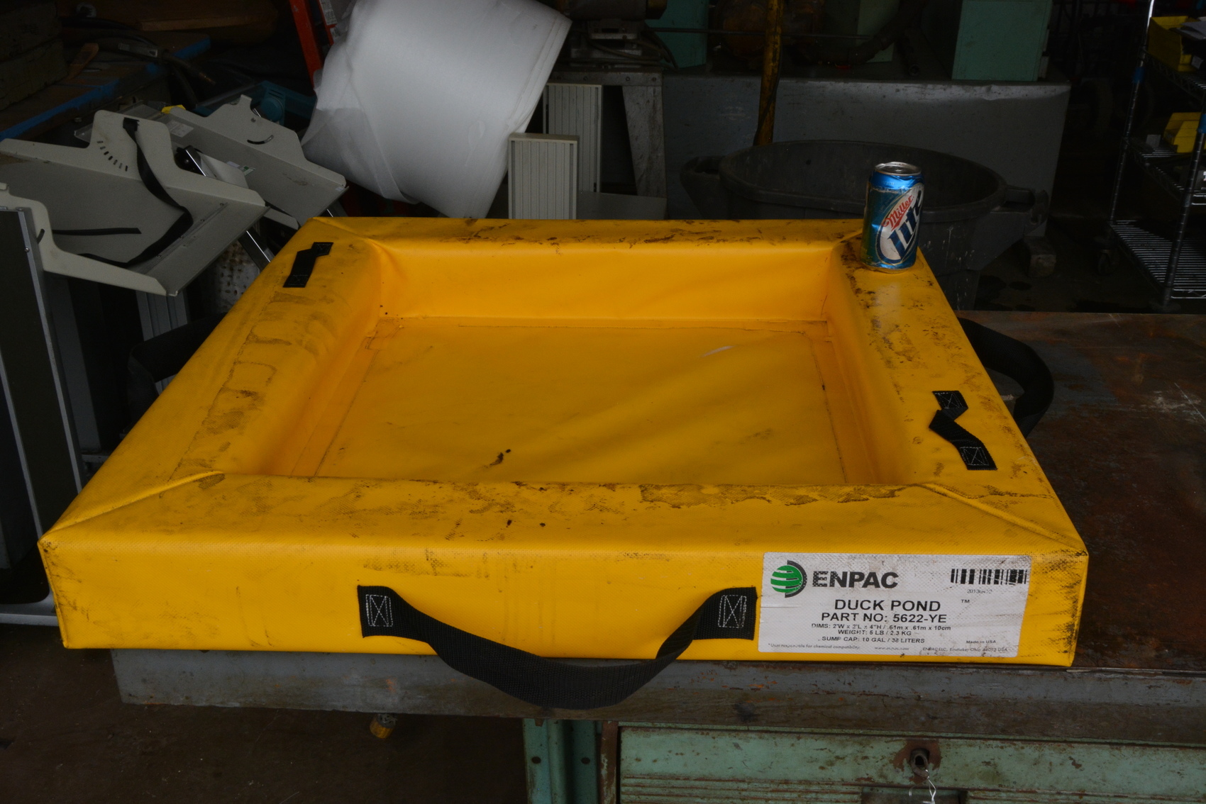 thumbnail image 2 of ENPAC® Duck Pond Mini-Berm Containment, 4' X 6' X 4", 5646-YE - Keller 2 of 11